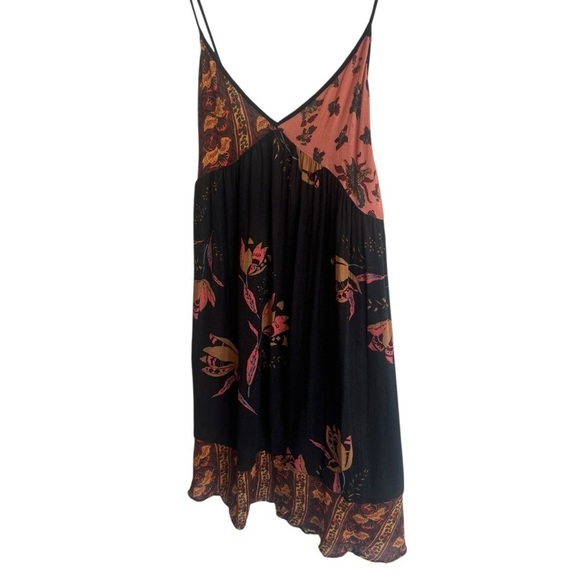 Free People All Mixed Up Tank Top, Black Combo, Size XS - Picture 4 of 9